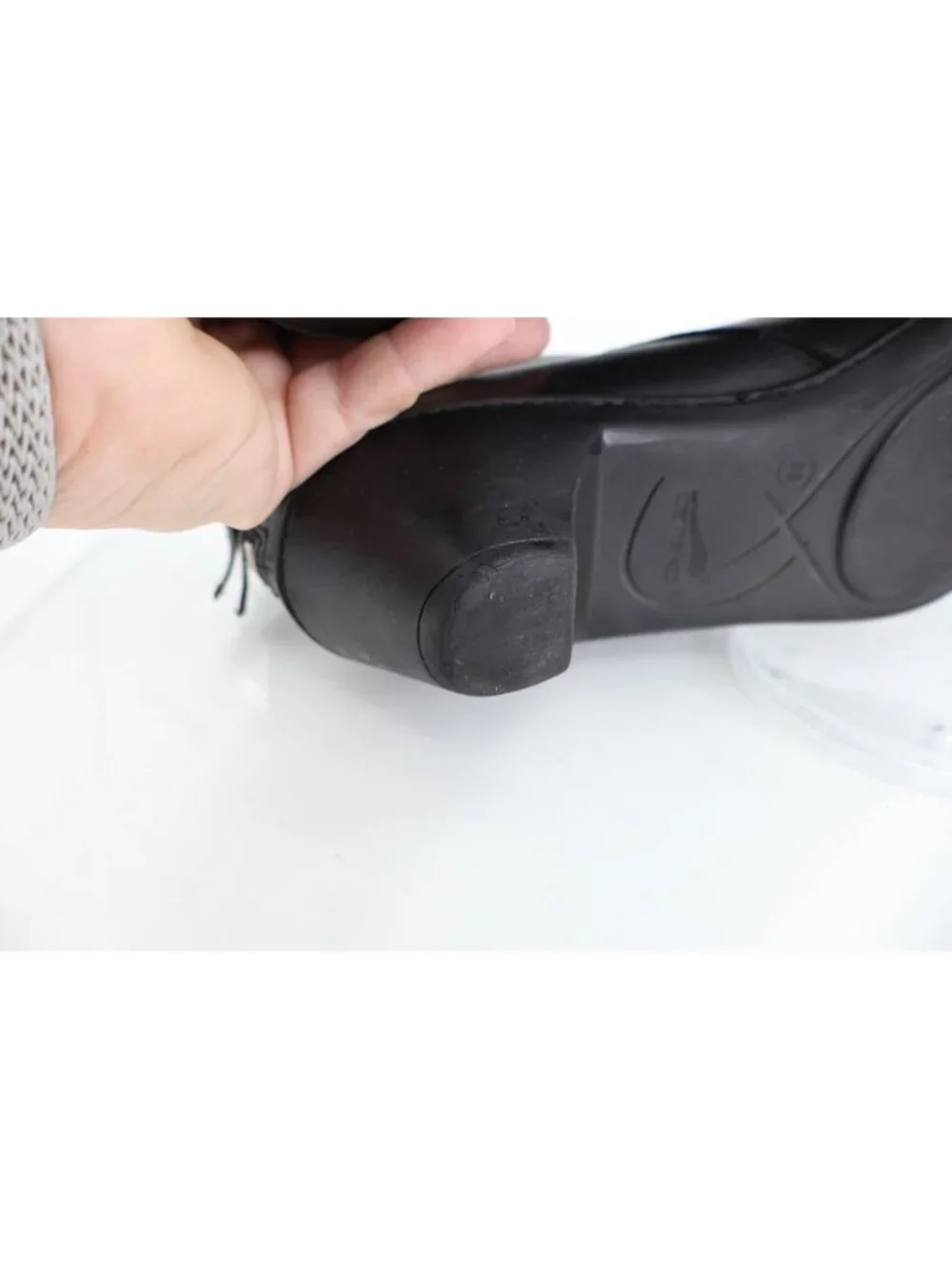 Dansko Women's Bonita Boots Size 38 7.5 Heel Black Leather Comfy Bootie Zip Up